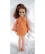  Crissy 17&quot; Doll w Growing Red Hair 1968  Orange Lace Dress and Bloomers - £21.57 GBP