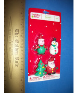 Education Holiday Party Supplies Set Christmas Time 4 Eraser Favor Pack ... - £0.74 GBP