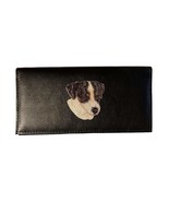New Jack Russell Terrier Design Leather Checkbook Cover - $21.95