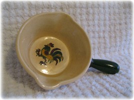 Metlox California Provincial Green Rooster Poppytrail Gravy Boat Stick Handle - £14.97 GBP