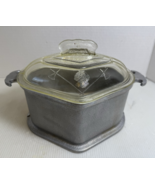 Vintage Guardian Service Cookware Heart Casserole Pot with Glass Lid⚡nice⚡ - $787.05 MXN