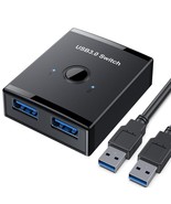 Usb 3.0 Switch Selector, Bi-Directional Usb Switch 2 In 1 Out / 1 In 2 O... - £22.02 GBP