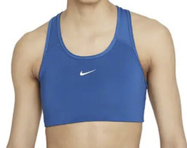 Nike Dry Swoosh Sports Training Bra Sz XS Blue Women’s BV3636 New - £23.42 GBP