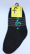 Foot Traffic Socks - Kids Crew - Music Note - Size 10-1Y - $7.24