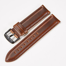20mm Brown Cowhide Top Grain Genuine Leather Premium Watch Strap/Watchband/Belt - £11.84 GBP