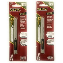 OLFA 5018 SVR-1 9mm Stainless Steel Slide-Lock Utility Knife (2 PACK) - $15.99