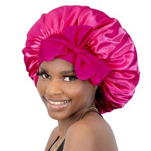Bonnet Queen Satin Bonnet Silk Bonnet For Sleeping Hair Tie - £13.01 GBP