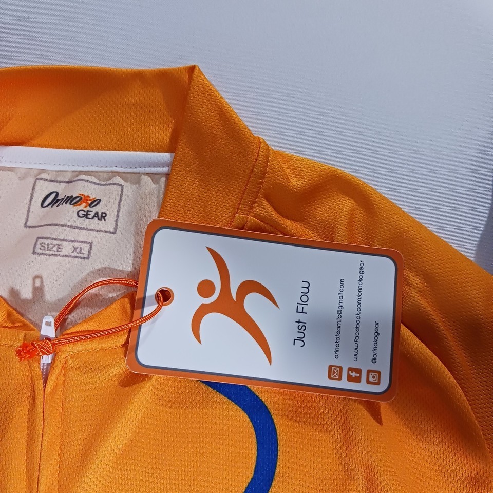 Vintage Orinoko Gear OWJ101 Cycling Jersey Size X-Large Yellow Full Zip NWT Item image 6