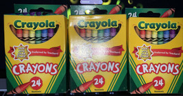 Crayola  Crayons 24 Colors 3 packs. Total 72 Crayons - £7.70 GBP
