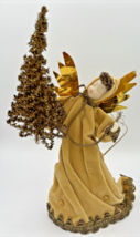 Vintage German Wax Doll Christmas Tree Toppers Lot of 2 - £70.39 GBP