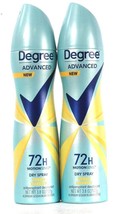 2 Degree Advanced MotionSense Fresh Energy Dry Spray Antiperspirant Deod... - £22.32 GBP