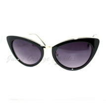 Womens Cateye Sunglasses Designer High Fashion Chic Retro Shades - £7.15 GBP