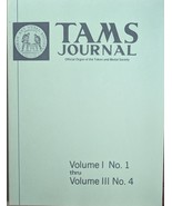 TAMS Journal Volume 1 No. 1 thru Volume III No. 4 - $68.02 CAD