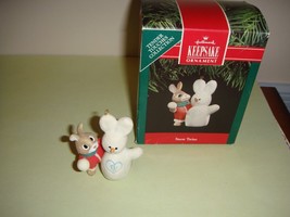 Hallmark 1991 Ornament Snow Twins Tender Touches Collection - £8.57 GBP