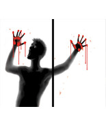 Set of 2 WOWindow Halloween Window Posters The Bloody Screamer - £15.24 GBP