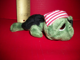 Toy Gift Russ Plush Shecky Small Pirate Turtle Stuffed Animal Bandana Eye Patch - £11.44 GBP