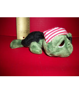 Toy Gift Russ Plush Shecky Small Pirate Turtle Stuffed Animal Bandana Ey... - $19.47 CAD