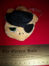 Toy Gift Russ Plush Shelly Small Pirate Turtle Stuffed Animal Yellow Eye Patch - £11.34 GBP