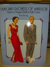 Tom Tierney Paper Doll Book(Duke &amp; Duchess Of Windsor)Excellent Condition!! - £23.45 GBP