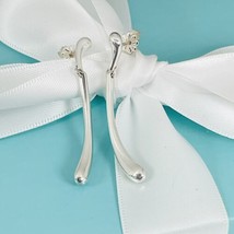 Tiffany &amp; Co Teardrop Earrings Elsa Peretti Drop Elongated Dangle Earrings - $469.00