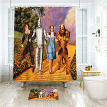 Wizard of oz 1 Shower Curtain Bath Mat Bathroom Waterproof Decorative - $22.99+