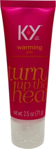 K-Y Warming Jelly Lube, Sensorial Personal Lubricant, Glycol Based Formula, Safe - $12.98