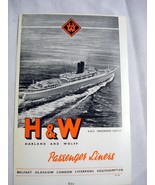 1960 Two Page UK Ad Harland and Wolf Passenger Lines &amp; East Africa Brewe... - $12.32 CAD
