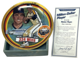 1993 Hamilton Collection Nolan Ryan “Million Dollar Player” Plate #1830A... - $15.00