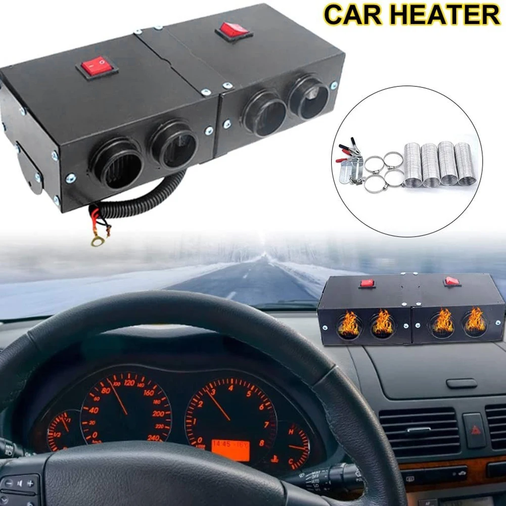 12V/24V Car Vehicle Heater Fast Heating Car Heater Demister Defogger Low Noise - £17.29 GBP+