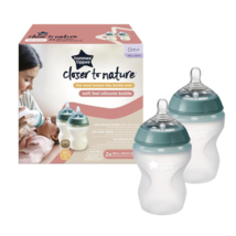 Tommee Tippee Closer to Nature Silicone Bottle 260ml 2 Pack - $94.41