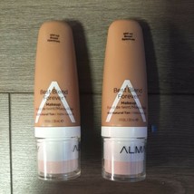 SET OF 2-Almay Best Blend Forever Foundation Makeup NATURAL TAN 180 New, Sealed - $12.86