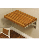 Teak Wall Mount Fold-Down Bench 30 - $817.88 CAD