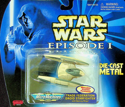 Star Wars Episode I MicroMachines Trade Federation Droid Starfighter Die-Cast - £6.41 GBP