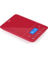 Calorie Counter, 22 Lbs (10 Kg), Red Ozeri Touch Iii Baker&#39;S Kitchen Scale. - £29.30 GBP