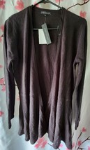 New With Tags Napa Valley Women&#39;s Black Long Sleeve Cardigan Size Small - £69.31 GBP