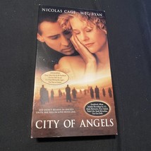 City of Angels VHS Tape Nicholas Cage Meg Ryan 1998 - £3.75 GBP