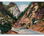 California Zefiro Treno IN Piume Fiume Canyon Ca Unp Cromo Cartolina - $3.03