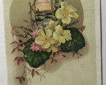 Flowers And Canvas Victorian Trade Card VTC 3 - $6.92