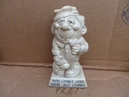 Vintage 1970&#39;s wallace Berries Co Figure youre lovable weird maybe but lovable - £10.97 GBP