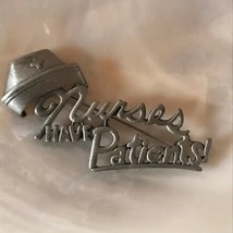 Estate Ajc Signed Pewter Nurses Have Patients With Nurse’s Hat Pin Brooch – Mark - £11.18 GBP