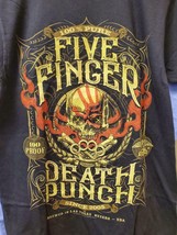 New FIVE FINGER DEATH PUNCH 100% PURE LICENSED CONCERT BAND  T SHIRT - $25.00
