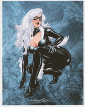 11x14 Inch SIGNED Neal Adams Marvel Comics Spider-man Art Print ~ Black Cat - £38.93 GBP