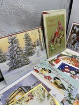 Greeting Card Christmas Non-Religious Variety Sizes and Designs 20 + cards - £9.56 GBP