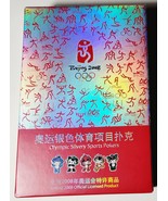 Olympic Poker Series Box Card Set Silvery Sports Pokers 2008 Beijing - £6.76 GBP