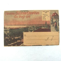 Antique 1915 San Diego Panama California Exposition 25 Postcards Folder ... - $99.99