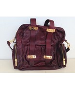 TREESJE Riviera Leather Handbag Wine Pre-owned Excellent Condition $595 - $99.99