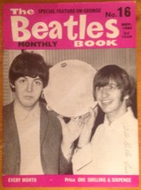 The Beatles Monthly Magazine Book No 16 Nov 1964 Original - $16.00