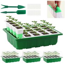 4-Pack Seedling Starter Trays with Humidity Dome for Optimized Indoor Ga... - $72.22