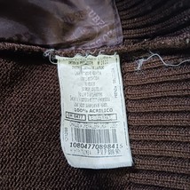 Lumber Casual Men's Brown Long Sleeve Full Zip Sweater Jacket Size Large image 4