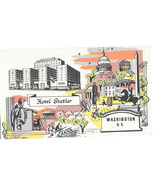 Hotel Statler Washington DC Vtg Advertising Postcard - £3.94 GBP